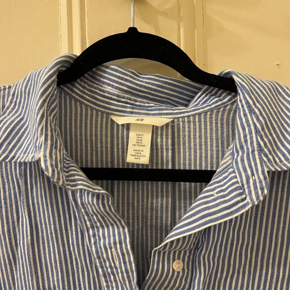 H&M Striped Smock Dress - M - Picture 4 of 5
